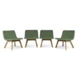 Hee Welling and Gudmundur Ludvik, a set of four 'Pato' lounge chairs, for Fredericia, Denmark c.