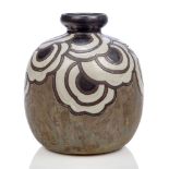 Charles Catteau (1880-1966), a Boch Freres Art Deco stoneware vase c.1923, printed Boch Freres