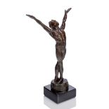 Enzo Plazzotta (1921-1981), a bronze figure of the Ballet Dancer Ivan Nagy ‘Vertical’, 1976,