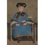 Elizabeth Keith, British 1887-1956, Manchu Lady and Manchu Official, 1925, two woodblock prints in