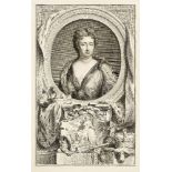 Jacobus Houbraken, Dutch 1698-1780- Queen Anne, after Sir Godfrey Kneller; copper engraving, dated
