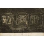 James Phillips, British fl. c.1790- The Temple of Elephanta and The Great Banyan Tree, after James