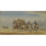 Charles Cooper Henderson, British 1803-1877- Coaching scenes; watercolours, two, both signed with