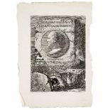 Francesco Piranesi, Italian 1758/59-1810- EQVES . IO . BAPT . PIRANESIUS \ VENETUS . ARCHITECTUS,