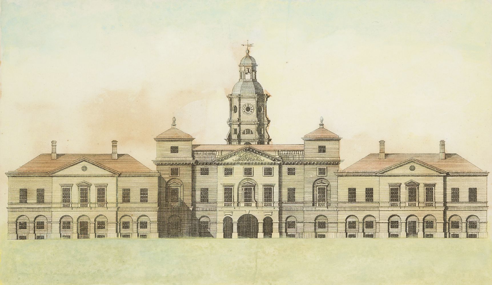 Benjamin Cole, British fl.1723-1767- The Custom House, from John Stowe’s 'A Survey of London'; - Image 10 of 12