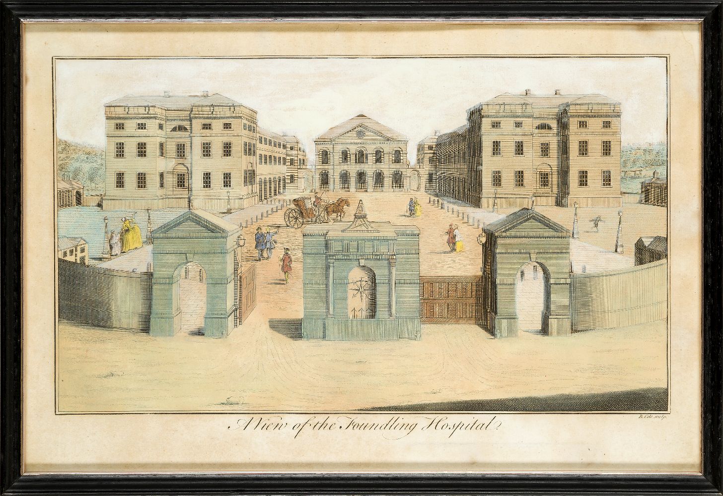 Benjamin Cole, British fl.1723-1767- The Custom House, from John Stowe’s 'A Survey of London'; - Image 8 of 12