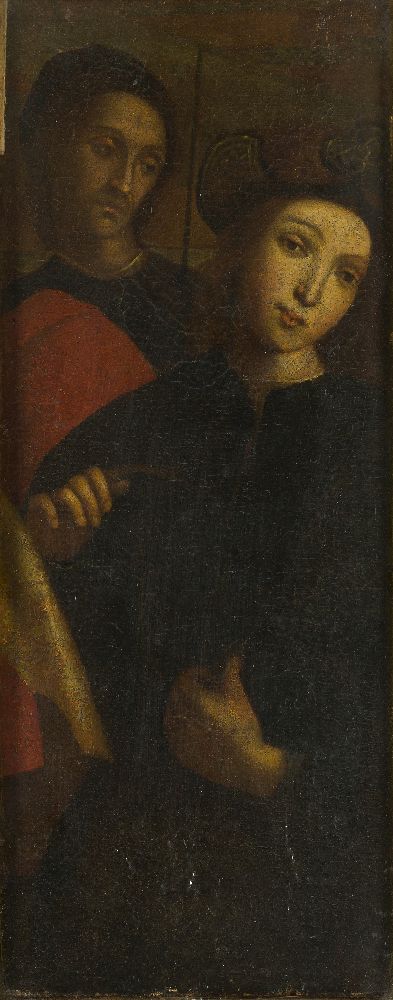 After Raphaello Sanzio, called Raphael, Italian 1483-1520- The Two Rejected suitors, fragment from