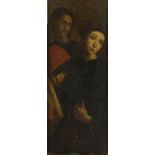 After Raphaello Sanzio, called Raphael, Italian 1483-1520- The Two Rejected suitors, fragment from