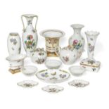 A collection of Herend porcelain, 19th Century and later, comprising a group of Queen Victoria