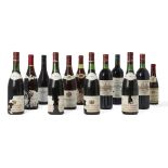 Twelve bottles of French red wine, comprising two bottles of Chateau Cos d’Estournel 1970, Saint-