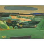 Henri Hayden, French 1883-1970- Paysage, 1959; gouache, signed and dated 59 lower right, 48 x
