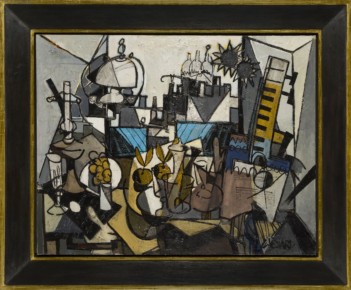 Claude Venard, French 1913 - 1999- Nature Morte au Sacré Coeur, 1991; oil on canvas, signed lower - Image 2 of 4