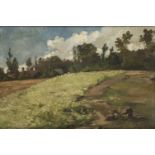 John Rettig, America 1858-1932- Landscape, 1899; oil on canvas, signed and date 1899 lower right;