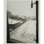 Leonid Nikolaevich Lazarev, Russian b.1937- City road in winter, 1959; gelatin silver print on