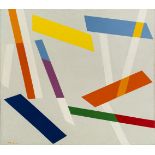 René Roche, French 1932-1992- Signes dans l’Espace, 1982; oil on canvas, signed and dated 12. 92