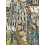 John Rivers Coplans, American/British 1920-2003- Untitled (street scene with figures), circa 1960;