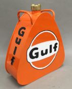 A Gulf Oil can