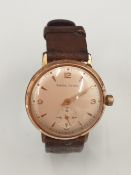 A vintage Smiths Astral gentleman's wristwatch