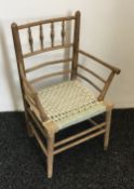 An Arts and Crafts child's chair