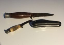 Three various knives