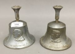 Two WWII victory bells