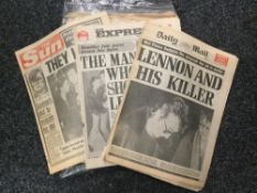 A large collection of John Lennon ephemera,