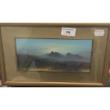 FRANK HOLME (20th century) British, Moorland Scenes, a pair, gouache, signed, framed and glazed,