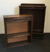 Two early 20th century oak bookcases