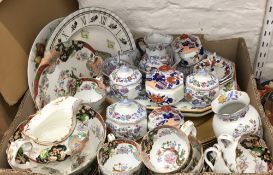 A quantity of Masons Ironstone china, etc.