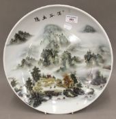 A Chinese porcelain plate