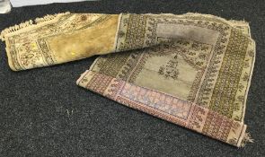 Two small rugs