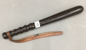 A treen policeman's truncheon