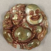 A jade Buddha pendant