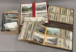 A large quantity of postcards