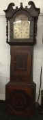 A 19th century North Country mahogany longcase clock