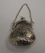 A silver purse