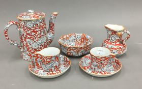 A Masons Ironstone duet tea set