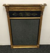 A 19th century gilt framed pier glass