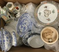 A quantity of decorative ceramics