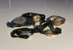 Five vintage wristwatches