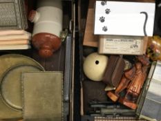 Two boxes of miscellaneous items