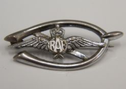 An RAF sweetheart brooch