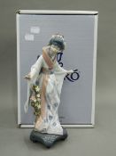 A Lladro Oriental porcelain figurine, Teruko No.