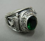 An American silver 101st Airborne Division ring