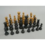 A quantity of chess pieces