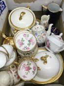 A quantity of various porcelain dinner wares, etc.