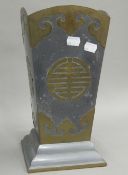 A Chinese pewter vase