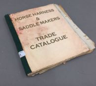 An original Victorian Horse Harness and Saddle Makers Trade Catalogue