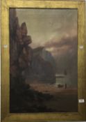 S Y Johnson, Bringing in the Catch, oil on canvas, signed and dated 1900,