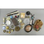 A quantity of miscellaneous objects, including paperweights, etc.